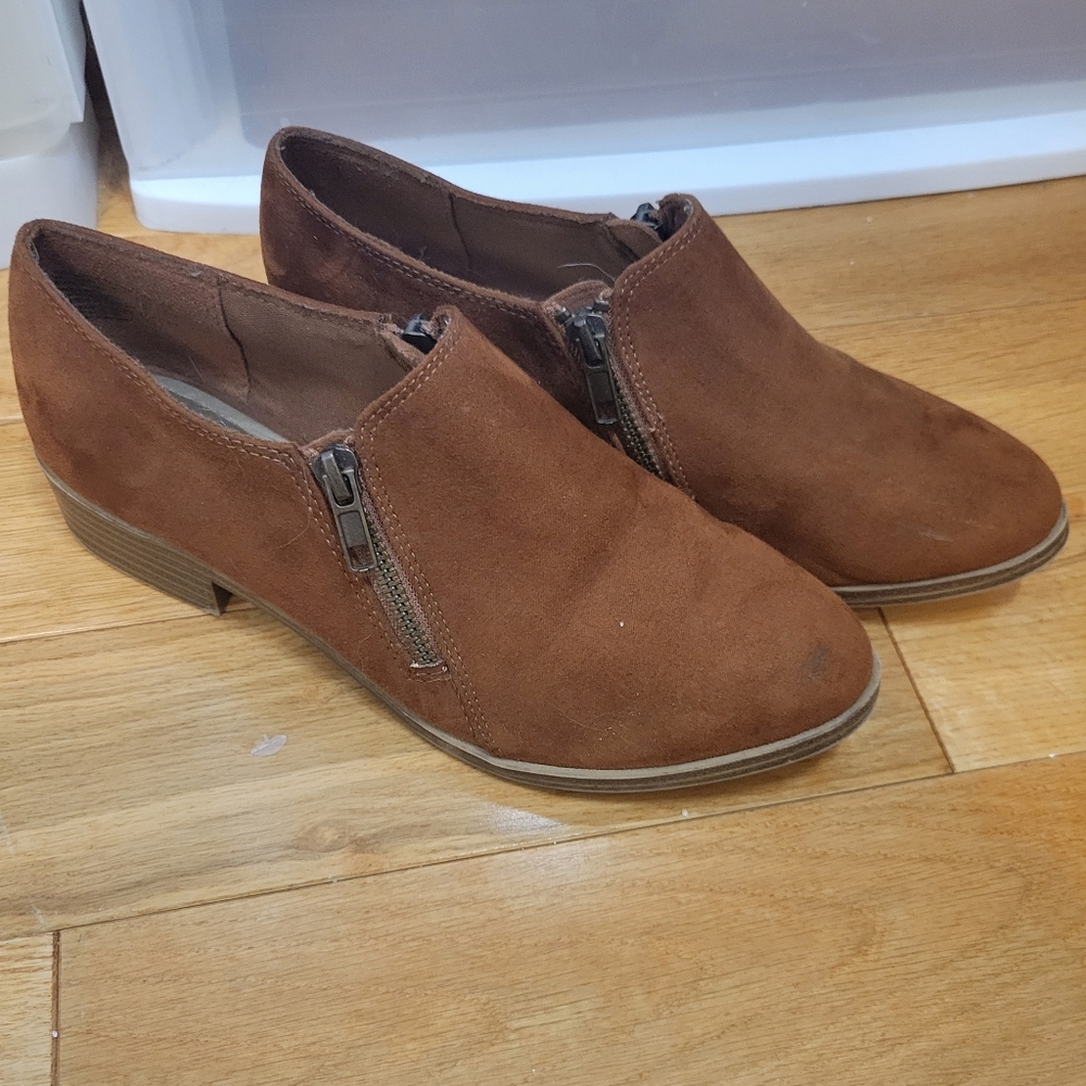 American Eagle Faux Leather Ankle Boots